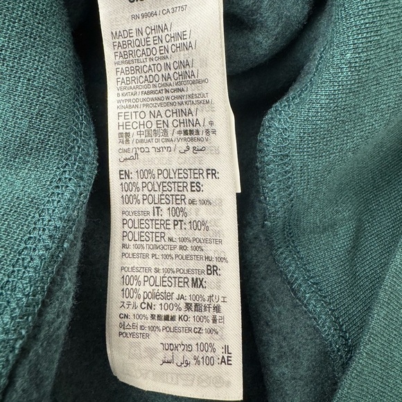 Element Teal Hooded Sweatshirt New With Tags - Picture 7 of 8